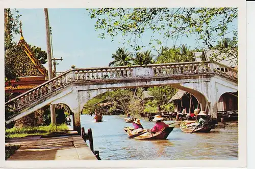 THAILAND - SIAM, Thonburi - bridge crossing a Khlong