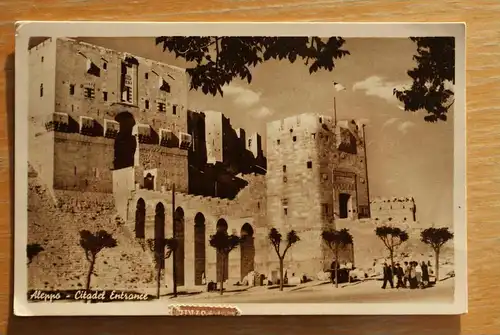 SYRIEN - ALEPPO, Citadel Entrance, 195...