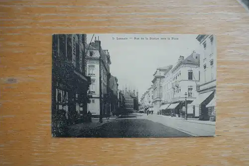 B 3000 LEUVEN - LÖWEN, Rue de la Station vers la Place