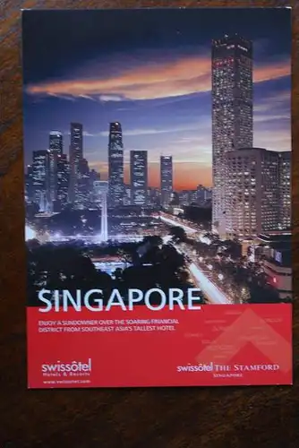 SINGAPORE - SINGAPUR, Swissotel THE STAMFORD