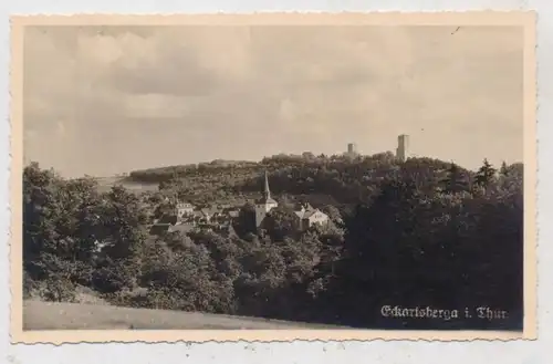 0-4804 ECKARTSBERGA, Blick über den Ort, Verlag Henschel