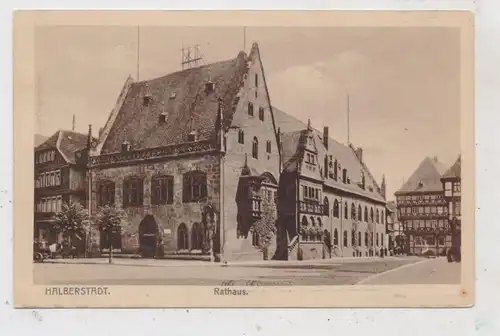 0-3600 HALBERSTADT, Rathaus, Verlag Lederbogen