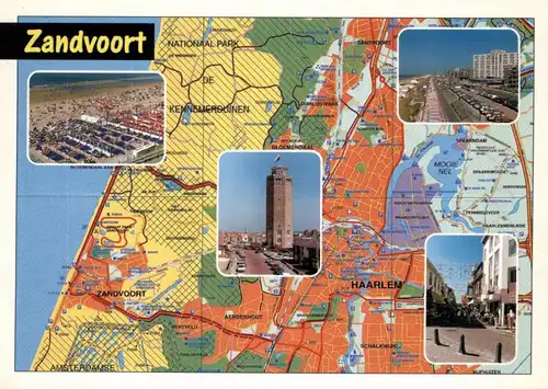 LANDKARTEN / MAPS - ZANDVOORT