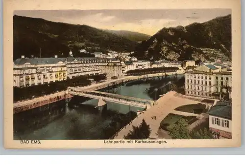 5427 BAD EMS, Lahn mit Kurhausanlagen