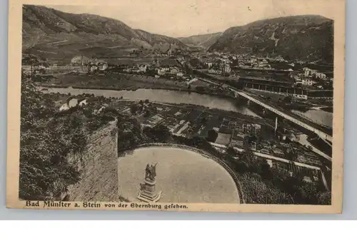 6552 BAD MÜNSTER am Stein, Blick von der Ebernburg