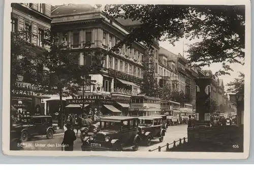 1000 BERLIN, Unter den Linden, oldtimer