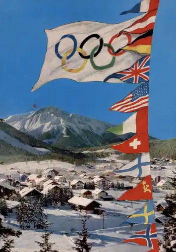 OLYMPIA 1964 INNSBRUCK, Seefeld mit Hocheder