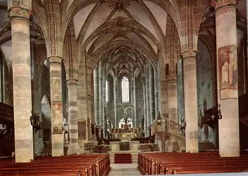 7170 SCHWÄBISCH HALL, St. Michaelskirche, Innenansicht