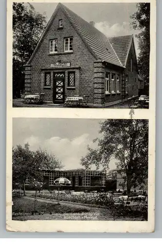 4460 NORDHORN - HESEPE, Restaurant am Mont Blanc von Hermann Borggreve, kl. Randmängel, Brfm. fehlt