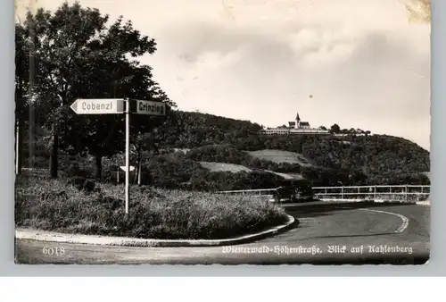 A 1000 WIEN 19 / Döbling, Blick von der Wienerwald-Höhenstrasse auf den Kahlenberg