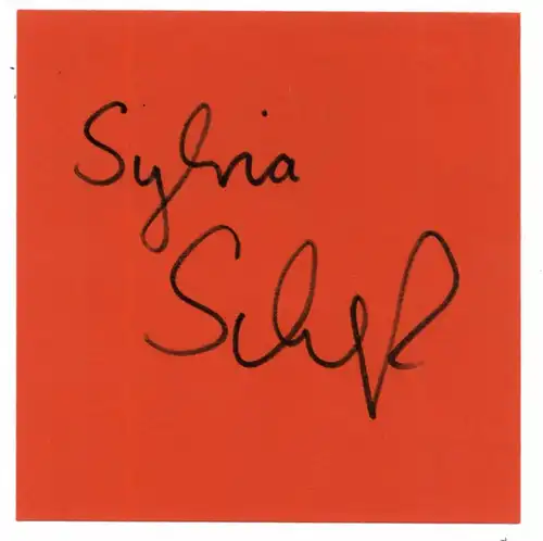 SPORT - LEICHTATHLETIK, Autograph Sylvia Schenk, Weltrekordlerin, Olympiateilnehmerin 1972