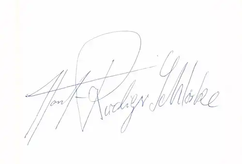 SPORT - LEICHTATHLETIK, Autograph Horst - Rüdiger Schlöske, Europameister, Olympiateilnehmer 1972