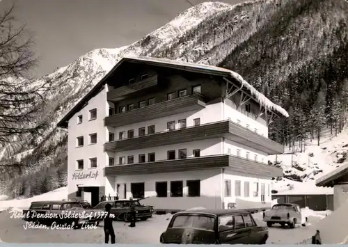 A 6450 SÖLDEN, Hotel Sölderhof, US-Cars, FORD TAUNUS 17M Kombi, 196...