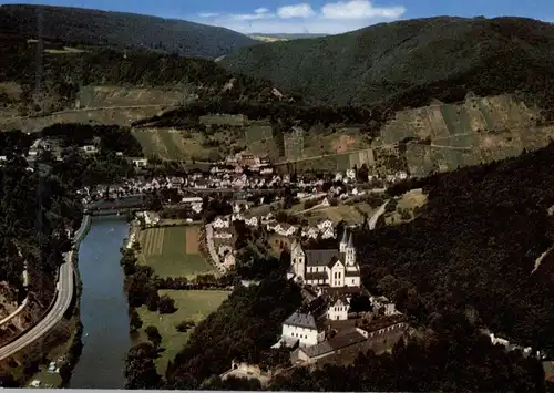 5427 BAD EMS - OBERNHOF, Kloster Arnstein, Luftaufnahme