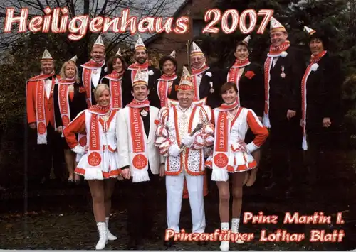 5628 HEILIGENHAUS, KARNEVAL 2007, Prinz Martin I.