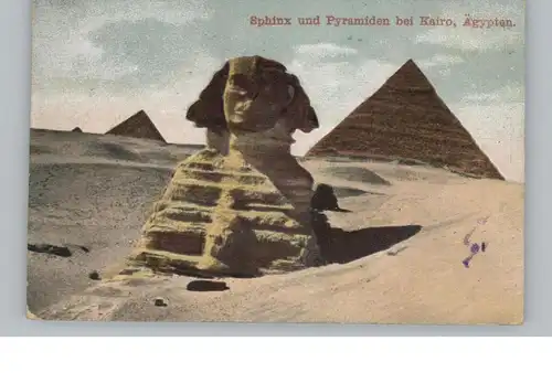 EGYPT - SPHINX & PYRAMIDEN, TEE Stern von Indien - Werbung / Advertising