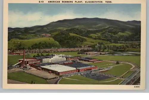 USA - TENNESSEE - ELIZABETHTON, Bemberg Plant