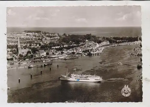 FÄHRE / Ferry / Traversier - "NORDLAND" , Travemünde-Kopenhagen-Hälsingborg, Schiffspost 1961