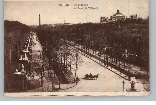 1000 BERLIN - TIERGARTEN, Siegesallee, 20er jahre