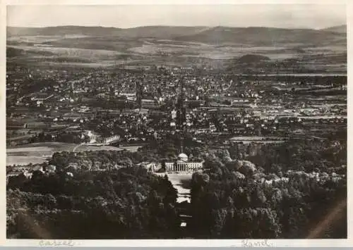 3500 KASSEL, Schloss Wilhelmshöhe, Blick vom Herkules, DKV Deutscher Kunst Verlag