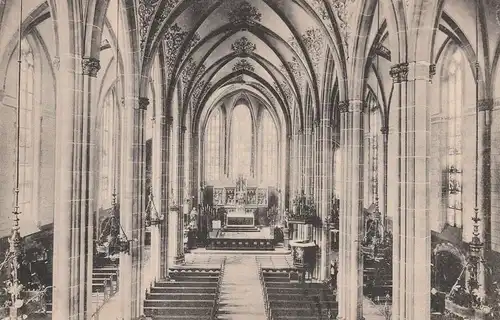 4100 DUISBURG - DELLVIERTEL, St. Josefskirche, Innenansicht