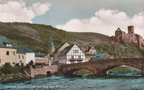 5169 HEIMBACH, Rurbrücke und Burg