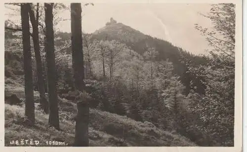 BÖHMEN & MÄHREN - REICHENBERG / LIBEREC, Jested, 1930, Verlag Madle, Druckstelle