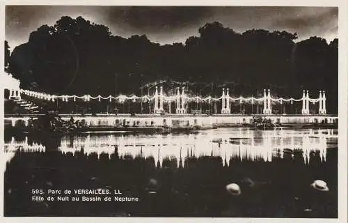 F 78000 VERSAILLES, Parc, Fete de Nuit, Louis Levy, 1940, deutsche Feldpost