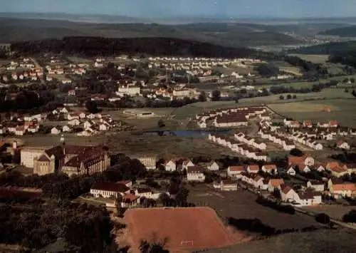 3490 BAD DRIBURG, Luftaufnahme, Fussball - Stadion