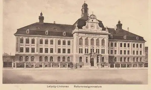 0-7000 LEIPZIG - LINDENAU, Reformreaslgymnasium