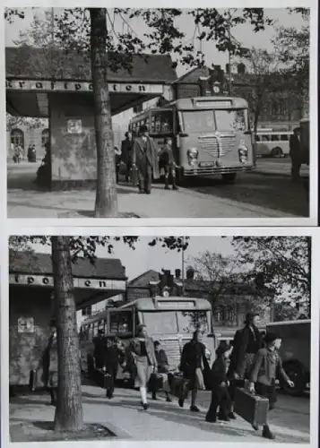 Büssing-NAG Bus Typ 5000 TU 1950 zwei Werksfotos (5805)