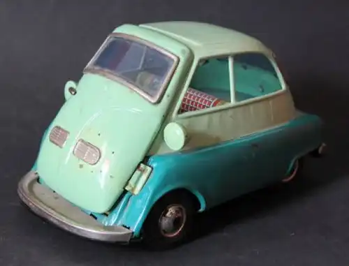 Bandai BMW Isetta 1958 Blechmodell mit Friktionsantrieb (1284)