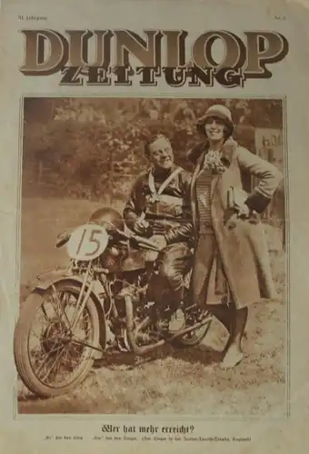 "Dunlop Zeitung" Firmen-Magazin 1928 (5767)