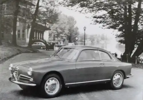 Alfa Romeo Giulietta Sprint 1955 Werksfoto (0895)