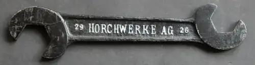 Horch Schraubenschlüssel 1938 Werke Zwickau Metall (4673)