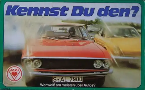 Altenburg Spielkarten "Kennst Du den?" 1974 Kartenspiel in Originalbox (6115)