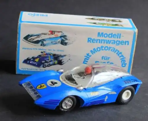 Prefo Ferrari P5 Rennbahnmodell mit Motor in Originalbox (6525)