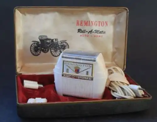 Remington Rasierapparat Roll-A-Matic Auto-Home 1958 in Originalbox (5208)