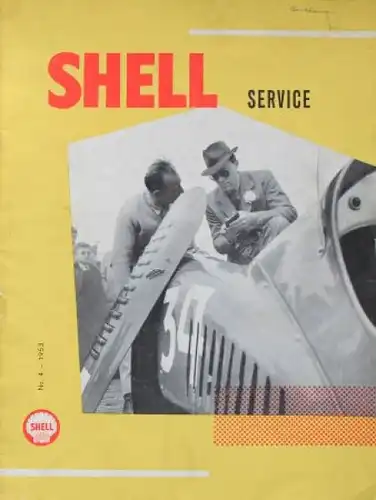 "Shell Service" Tankstellen-Magazin 1953 (7879)