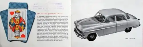 Opel Olympia Rekord Modellprogramm 1954 Automobilprospekt (5180)