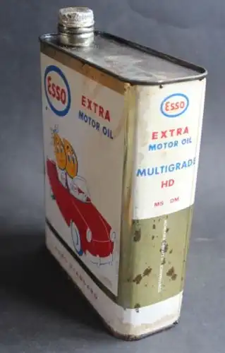 Esso Oeldose 1960 "Extra Motor Oil Multigrade HD" 2 Liter (0890)