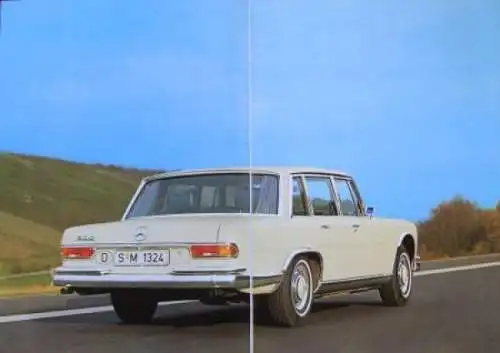 Mercedes-Benz 600 Pullmann Modellprogramm 1979 Automobilprospekt (8269)