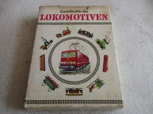 Quartett Geschichte der Lokomotiven Forkel Pössneck 1981