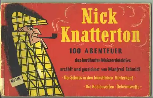 (1031251) Nick Knatterton-Comic-Album 1952 / Band 1. Erzählt und gezeichnet von Manfred Schmidt. Verlag Martens, Muenchen 1952