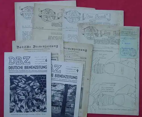 s. docs Bodner 12-2019 (0300098 / neu = 1049402)  "Bienenzucht" Kleine Sammlung von Literatur. Siehe bitte Beschreibung u. Bild