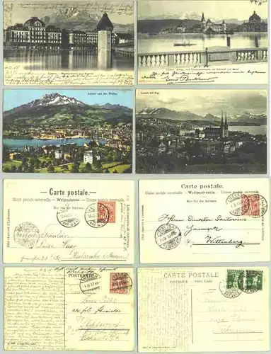 4 x Luzern ab 1905 (intern : 1020280)