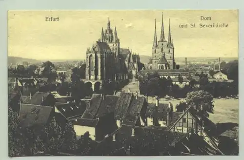 Erfurt um 1915 ? (intern : 1025082) Ansichtskarte. Ruecks. Anschriftenfeld ohne Druckvermerke. Postalisch nicht gelaufen