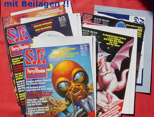 (1039129) 16 x Perry Rhodan - MAGAZIN (Science-Fiction) ab 2/1979 + 7 Hefte gratis dazu