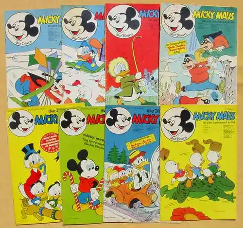 (1043884) Micky Maus-Hefte aus Jahrgang 1974 (39 Originalhefte !) # Walt Disney