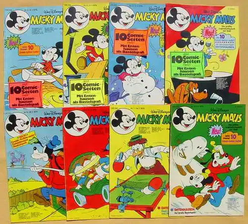 (1043886) Micky Maus-Hefte aus Jahrgang 1976 (40 Originalhefte !) # Walt Disney